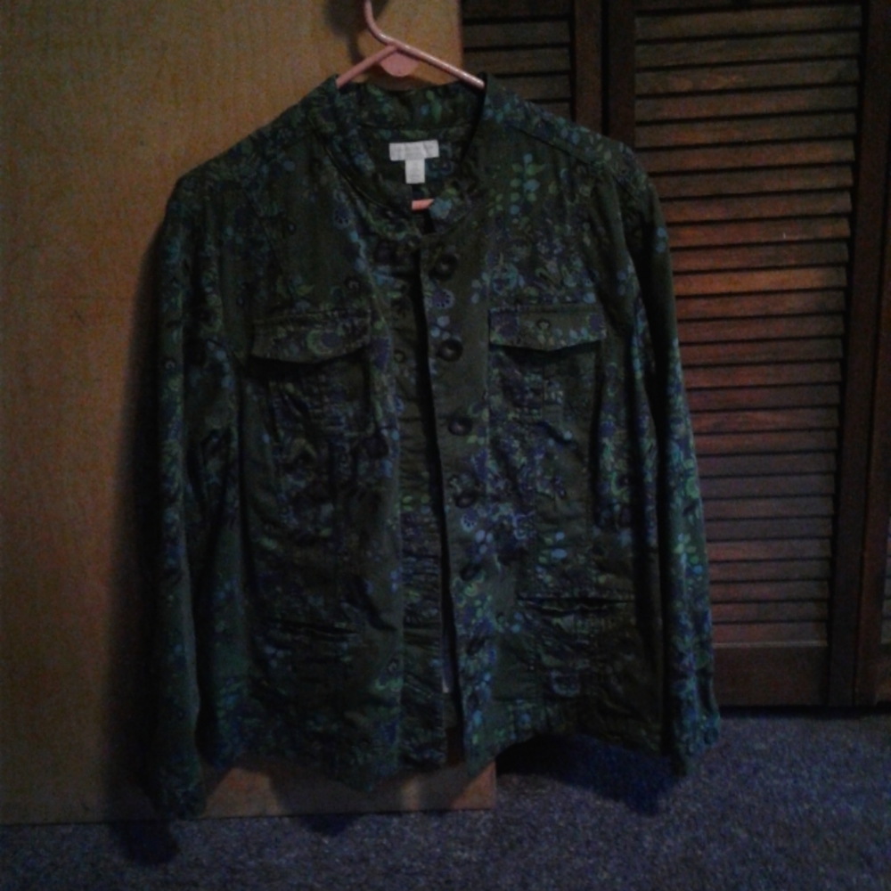 2x Green Denim Jacket